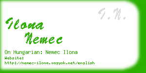 ilona nemec business card